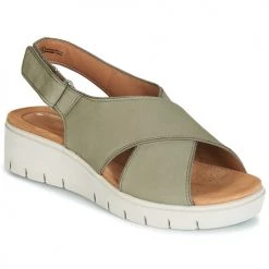 Chaussures Femme Sandales et Nu-pieds Clarks UN KARELY SUN Vert