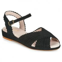 Chaussures Femme Sandales et Nu-pieds Miss L'Fire BRIGITTE Noir