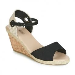 Chaussures Femme Sandales et Nu-pieds Spot on F2265 Noir