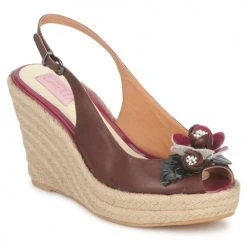 Chaussures Femme Sandales et Nu-pieds C.Petula GLORIA Marron / Fuchsia