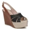 Chaussures Femme Sandales et Nu-pieds Paco Gil RITMO SELV Camel / Noir