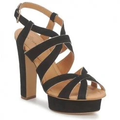 Chaussures Femme Sandales et Nu-pieds Eva Turner LIVIA Noir