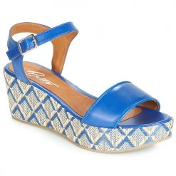 Chaussures Femme Sandales et Nu-pieds Betty London JIKOTERE Bleu