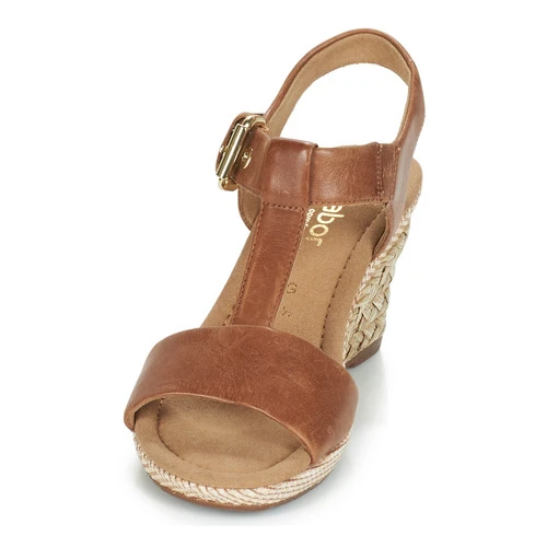 Chaussures Femme Sandales et Nu-pieds Gabor FIULI Cognac – Image 3