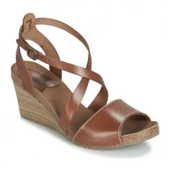 Chaussures Femme Sandales et Nu-pieds Kickers SPAGNOL Marron