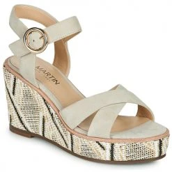 Chaussures Femme Sandales et Nu-pieds JB Martin EMEA Beige