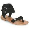 Chaussures Femme Sandales et Nu-pieds Les Petites Bombes VALENTINE Noir