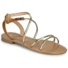 Chaussures Femme Sandales et Nu-pieds Les Petites Bombes EDEN Doré