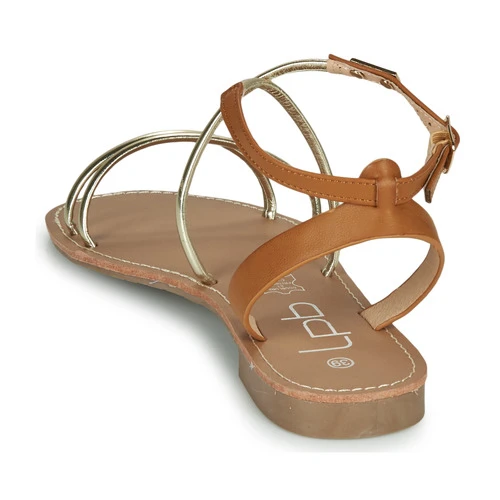 Chaussures Femme Sandales et Nu-pieds Les Petites Bombes EDEN Doré – Image 5