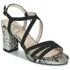 Chaussures Femme Sandales et Nu-pieds Metamorf'Ose GABARIT Noir / Python