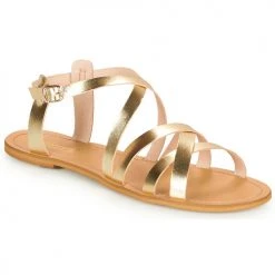 Chaussures Femme Sandales et Nu-pieds So Size IDITRON doré