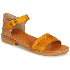 Chaussures Femme Sandales et Nu-pieds Casta INOVA Jaune / Python