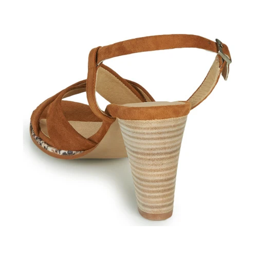 Chaussures Femme Sandales et Nu-pieds Philippe Morvan JUDE Marron – Image 5