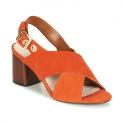 Chaussures Femme Sandales et Nu-pieds André JANNINE Orange