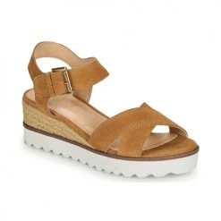 Chaussures Femme Sandales et Nu-pieds André EMILIA Camel