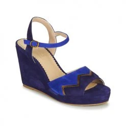 Chaussures Femme Sandales et Nu-pieds André LA JONGLEUSE Bleu