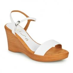 Chaussures Femme Sandales et Nu-pieds Unisa RITA Blanc