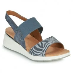 Chaussures Femme Sandales et Nu-pieds Caprice 28306-849 Gris