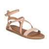 Chaussures Femme Sandales et Nu-pieds Tommy Hilfiger ESSENTIAL TOMMY FLAT SANDAL Cognac