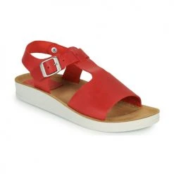 Chaussures Femme Sandales et Nu-pieds Kickers ODILOO Rouge