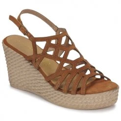 Chaussures Femme Sandales et Nu-pieds Marco Tozzi FRANCINE Cognac