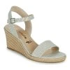 Chaussures Femme Sandales et Nu-pieds Tamaris LIVIAN Marine / Blanc