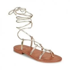 Chaussures Femme Sandales et Nu-pieds Les Tropéziennes par M Belarbi HELLEN Doré