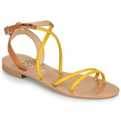 Chaussures Femme Sandales et Nu-pieds Les Petites Bombes EDEN Jaune