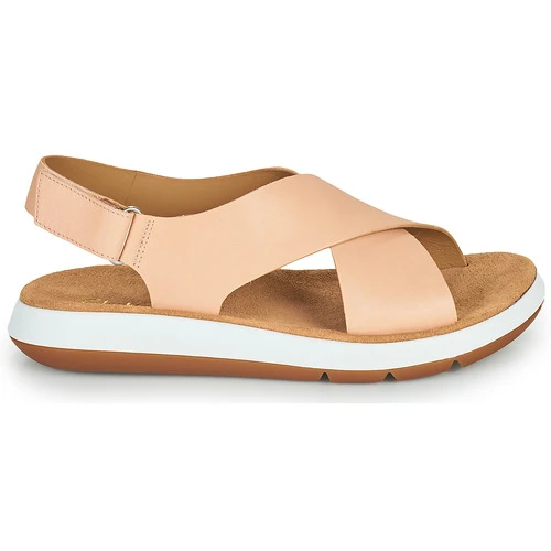 Chaussures Femme Sandales et Nu-pieds Clarks JEMSA CROSS Nude – Image 2