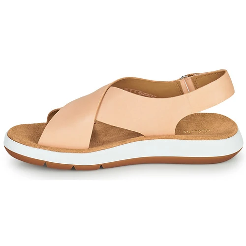 Chaussures Femme Sandales et Nu-pieds Clarks JEMSA CROSS Nude – Image 4