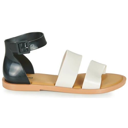 Chaussures Femme Sandales et Nu-pieds Melissa MELISSA MODEL SANDAL Blanc / Noir – Image 2