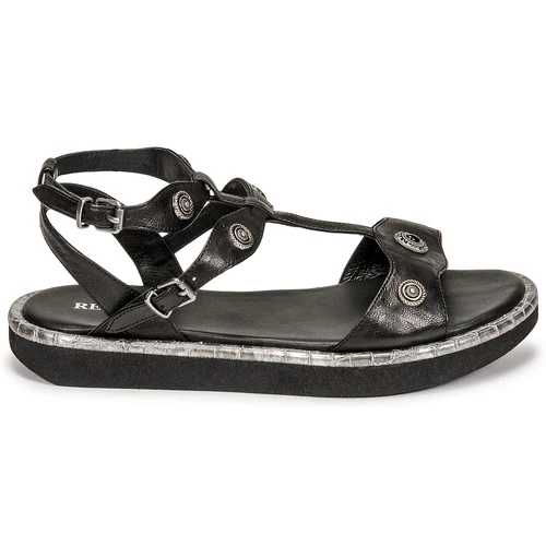 Chaussures Femme Sandales et Nu-pieds Regard ANGLET Noir – Image 2