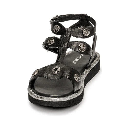 Chaussures Femme Sandales et Nu-pieds Regard ANGLET Noir – Image 3