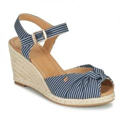 Chaussures Femme Sandales et Nu-pieds Esprit ELIN Bleu / Blanc