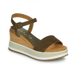 Chaussures Femme Sandales et Nu-pieds Unisa KOLLA Kaki