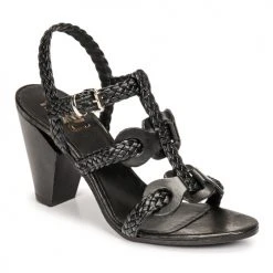 Chaussures Femme Sandales et Nu-pieds Mimmu TRECCIA-P-NERO Noir