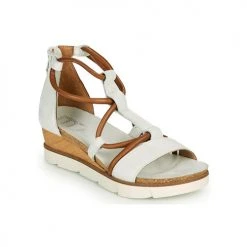 Chaussures Femme Sandales et Nu-pieds Mjus TAPASITA Blanc / Camel