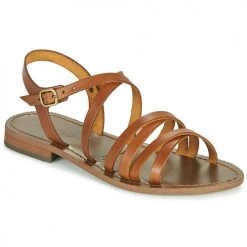 Chaussures Femme Sandales et Nu-pieds Dream in Green OBALINE Tan