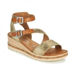 Chaussures Femme Sandales et Nu-pieds Remonte Dorndorf BALANCE Doré / Marron