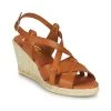 Chaussures Femme Sandales et Nu-pieds Betty London OSAVER Camel