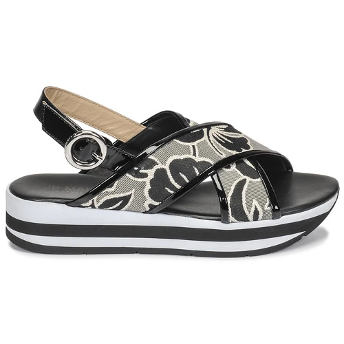 Chaussures Femme Sandales et Nu-pieds JB Martin ILANG Noir – Image 2