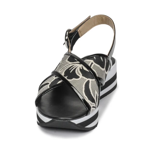 Chaussures Femme Sandales et Nu-pieds JB Martin ILANG Noir – Image 3