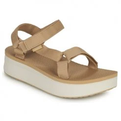 Chaussures Femme Sandales et Nu-pieds Teva FLATFORM UNIVERSAL Beige / Blanc