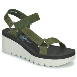 Chaussures Femme Sandales et Nu-pieds Fly London YEFA Kaki