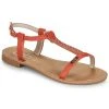 Chaussures Femme Sandales et Nu-pieds Les Petites Bombes DELIA Orange