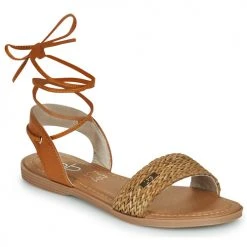 Chaussures Femme Sandales et Nu-pieds Les Petites Bombes DELTA Taupe