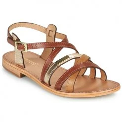 Chaussures Femme Sandales et Nu-pieds Les Tropéziennes par M Belarbi HAPAX Marron / Or