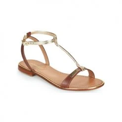 Chaussures Femme Sandales et Nu-pieds Les Tropéziennes par M Belarbi HANAKIN Marron / Or