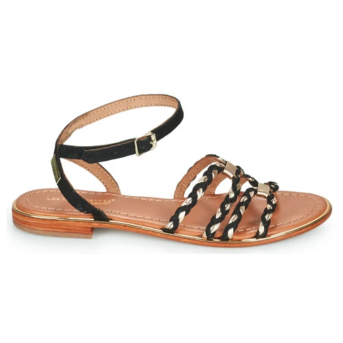 Chaussures Femme Sandales et Nu-pieds Les Tropéziennes par M Belarbi HOMAYA Noir / Or – Image 2