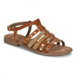 Chaussures Femme Sandales et Nu-pieds Metamorf'Ose LACLOPE Camel
